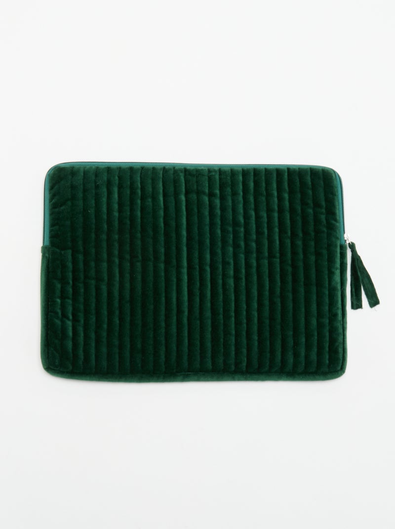 Capa para computador (36x25 cm) - Kiabi Home Verde - Kiabi