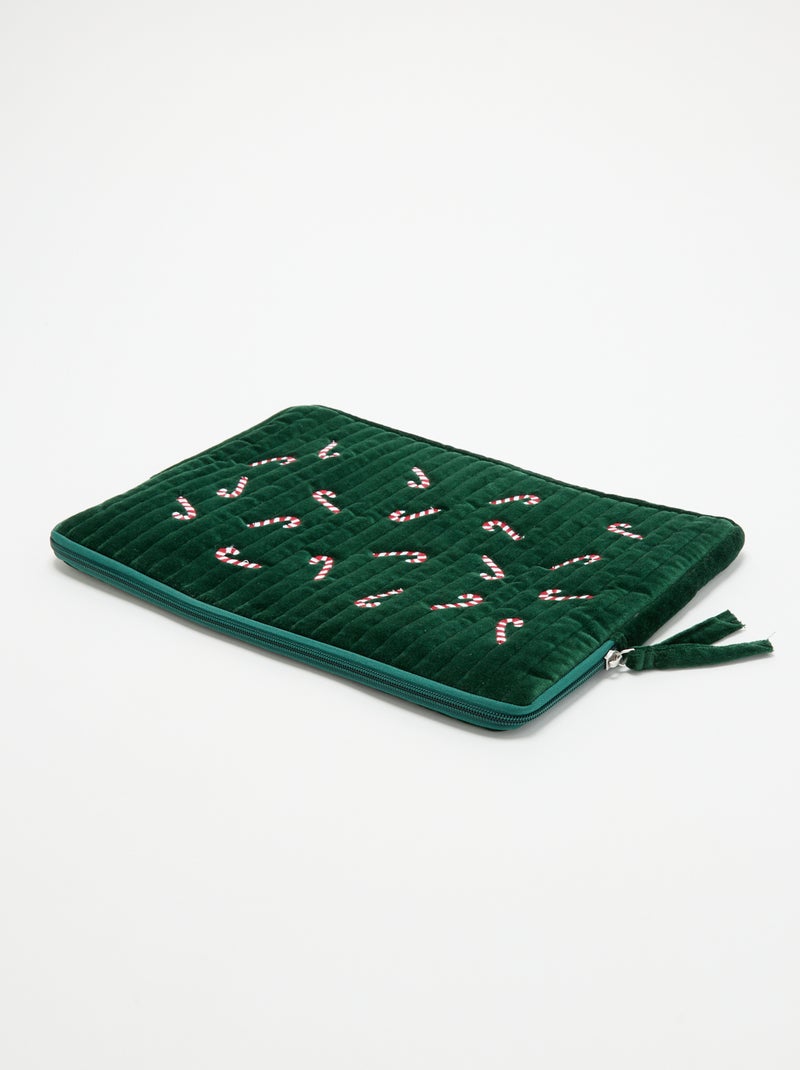 Capa para computador (36x25 cm) - Kiabi Home Verde - Kiabi