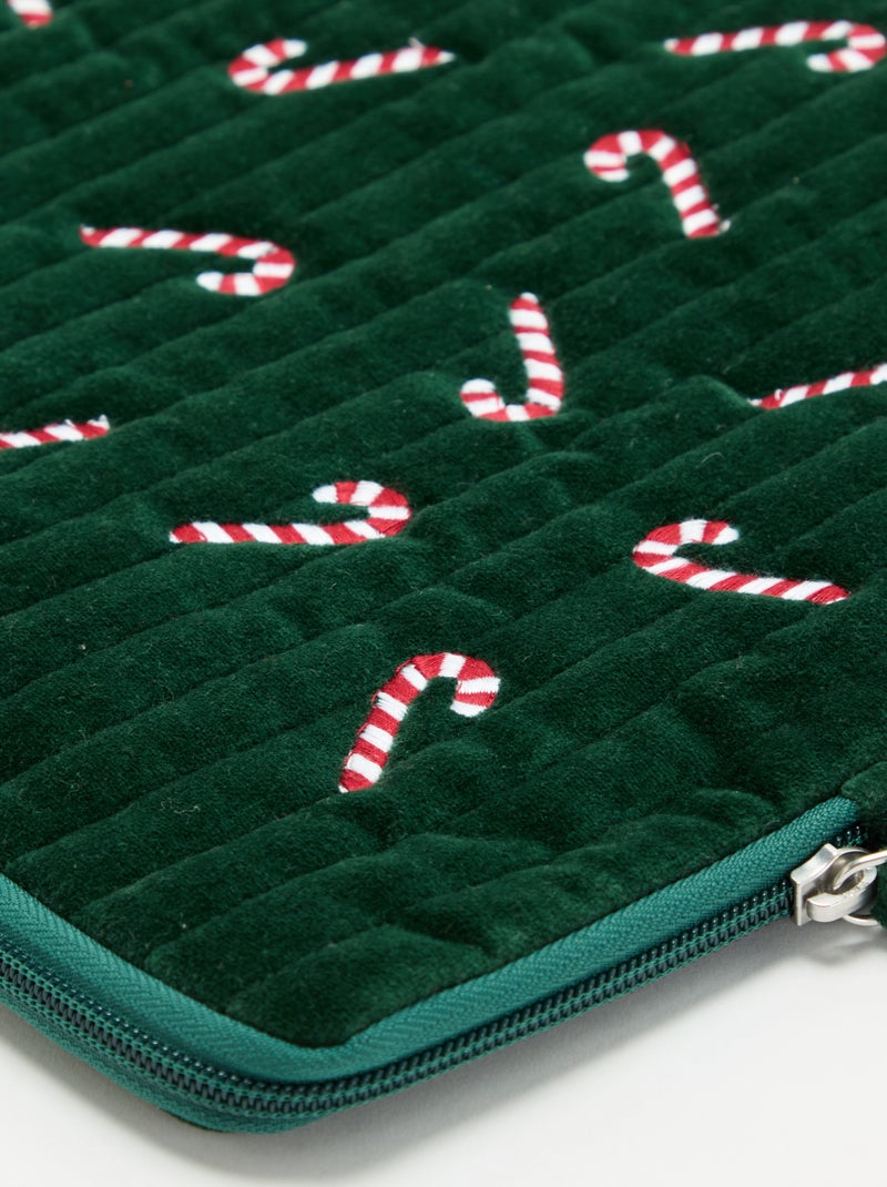 Capa para computador (36x25 cm) - Kiabi Home Verde - Kiabi