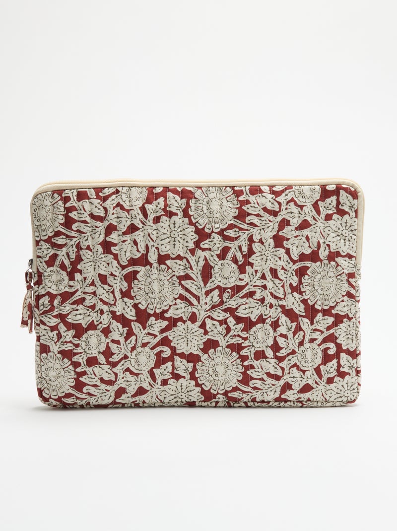 Capa para computador (36x25 cm) - Kiabi Home Vermelho - Kiabi