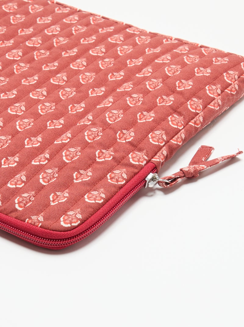Capa para computador (36x25 cm) - Kiabi Home Vermelho - Kiabi