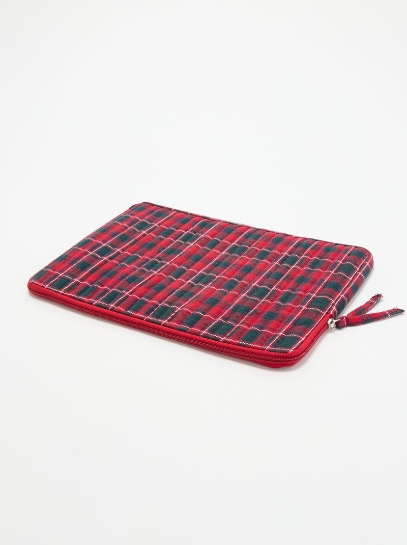 Capa para computador (36x25 cm) - Kiabi Home Vermelho - Kiabi