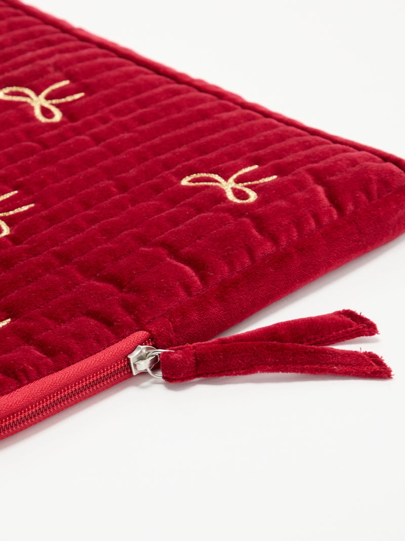 Capa para computador (36x25 cm) - Kiabi Home Vermelho - Kiabi