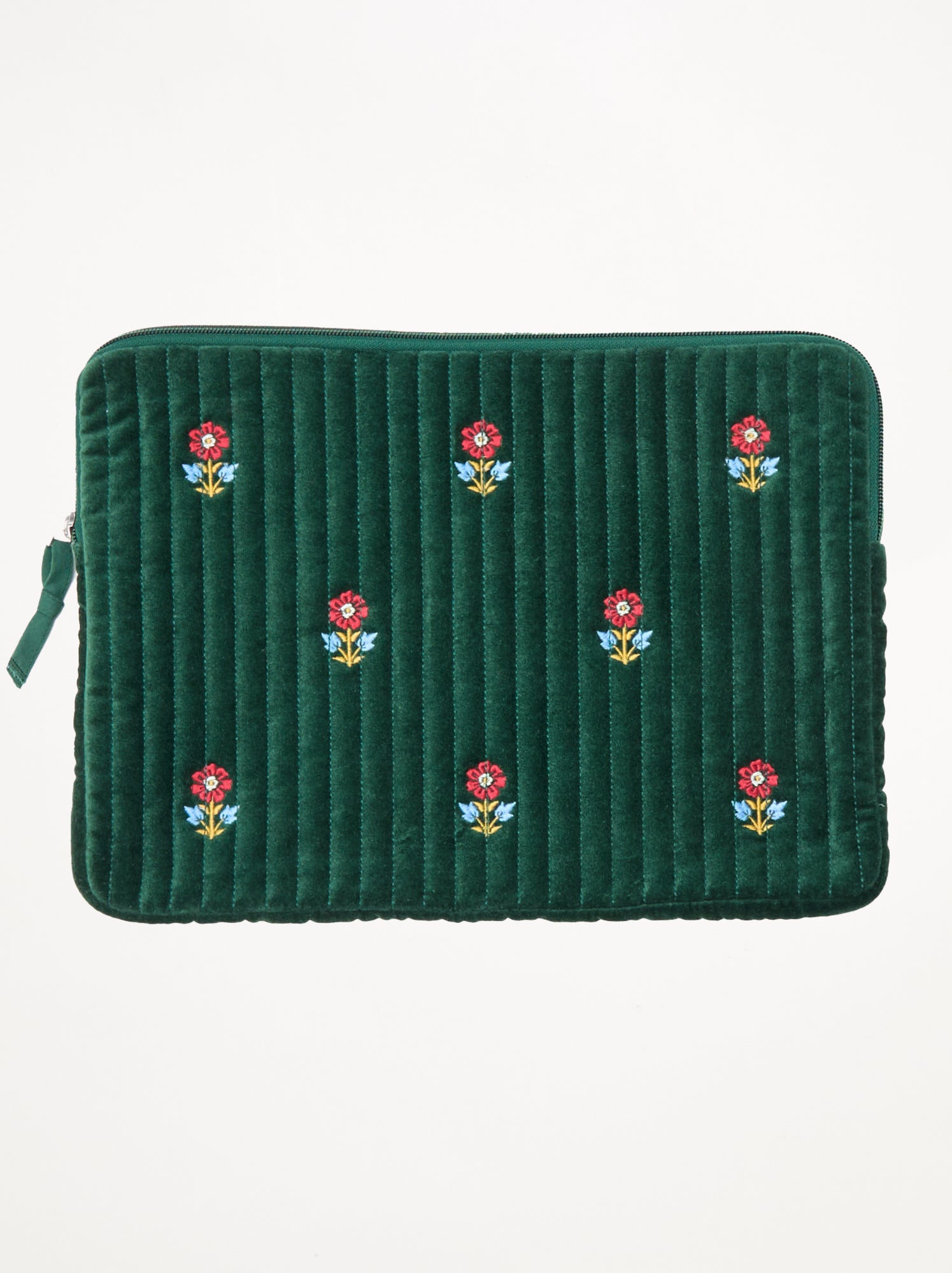 Capa para computador 'Kiabi x Painvin' em veludo de algodão