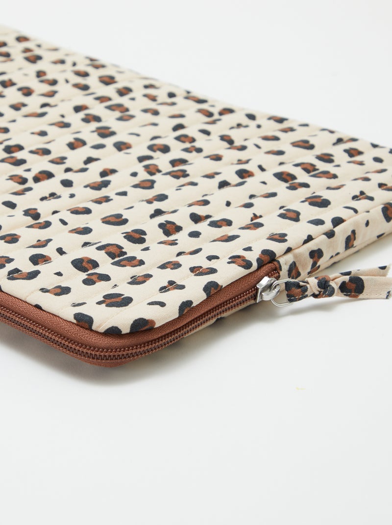 Capa para computador ou tablet de 15 polegadas - Kiabi Home BEGE - Kiabi