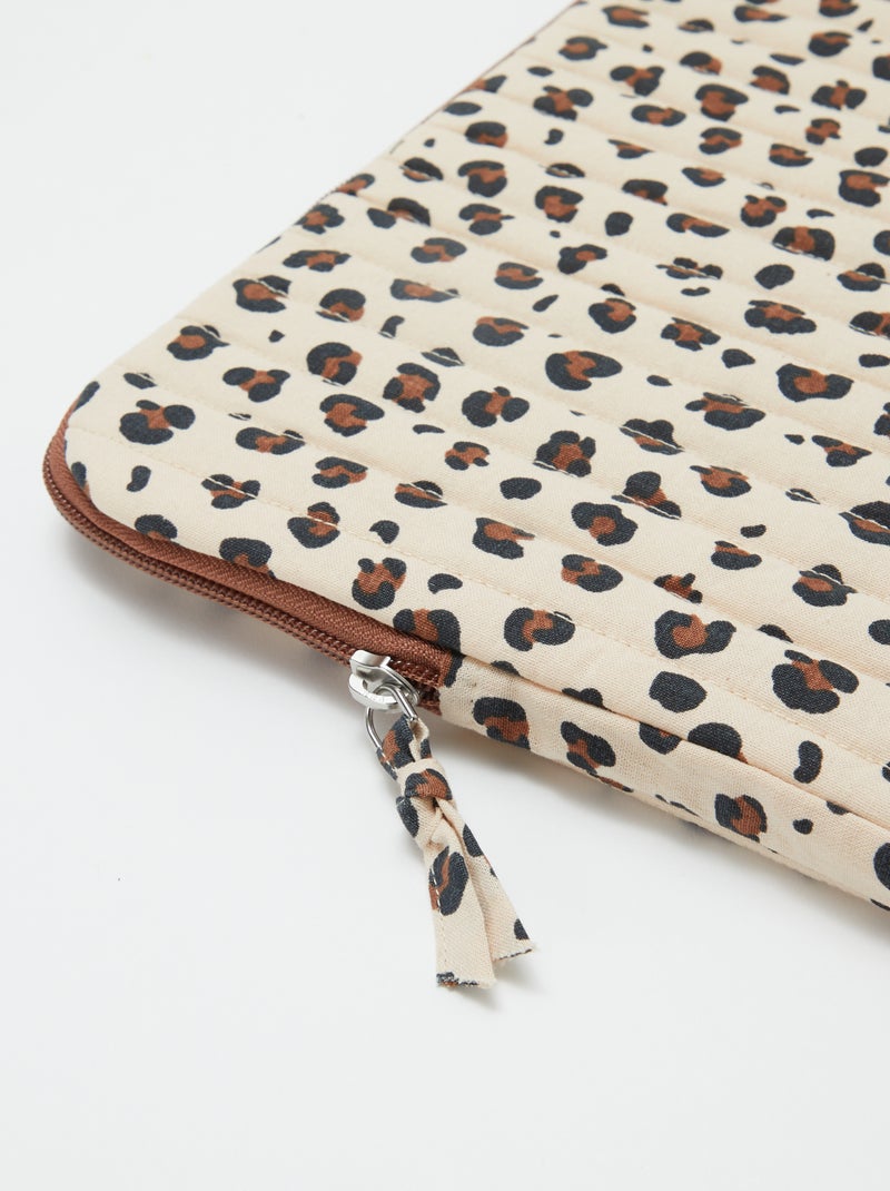 Capa para computador ou tablet de 15 polegadas - Kiabi Home BEGE - Kiabi