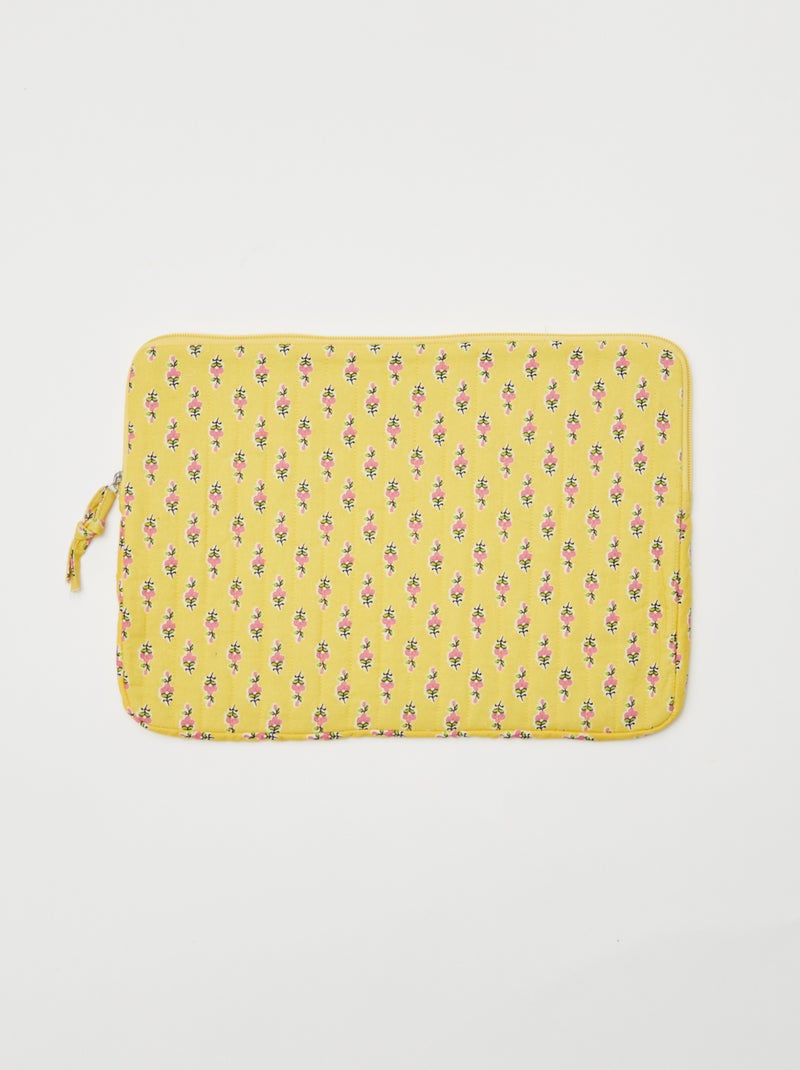 Capa para portátil ou tablet de 15 pol. - Kiabi Home AMARELO - Kiabi