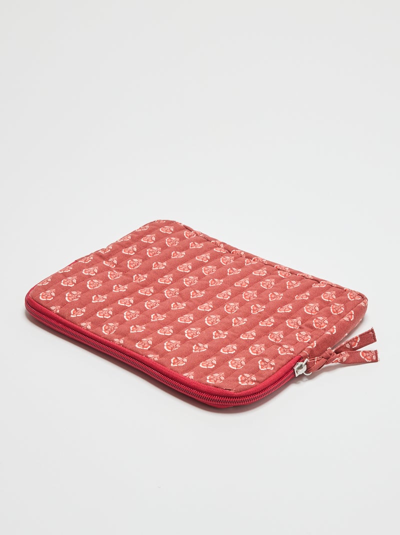 Capa para tablet - Kiabi Home Vermelho - Kiabi