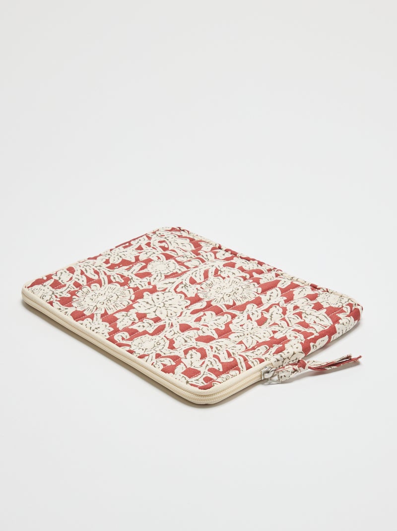 Capa para tablet - Kiabi Home Vermelho - Kiabi