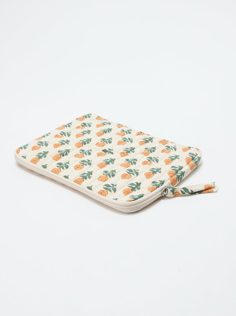 Capa para tablet 19 x 25 cm - Kiabi Home Bege - Kiabi