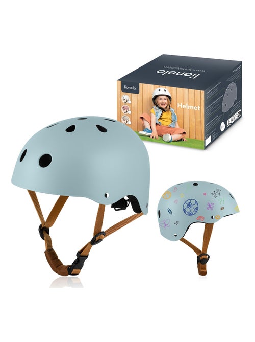 Capacete de bicicleta infantil – LIONELO – 50–56 cm – Possibilidade de decoração – Cert. Intertek - Kiabi