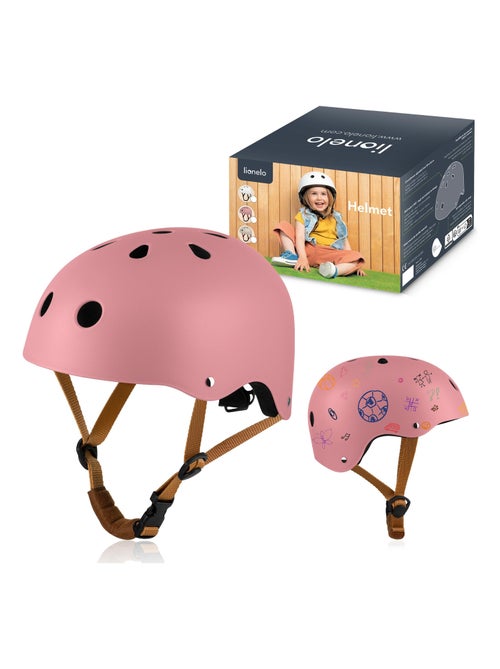 Capacete de bicicleta infantil – LIONELO – 50–56 cm – Possibilidade de decoração – Cert. Intertek - Kiabi
