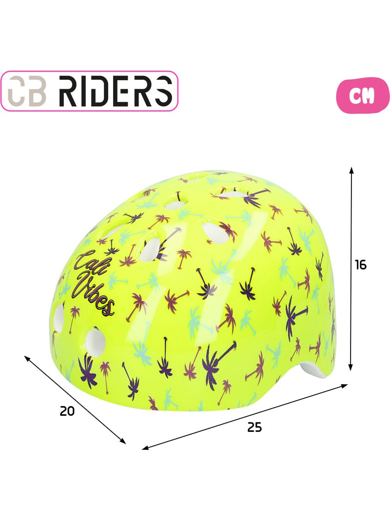Capacete infantil amarelo neon cb riders N/D - Kiabi