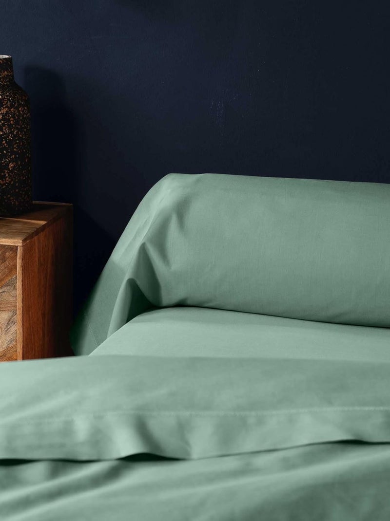 Capas para almofadas cilíndricas algodão lina douceur d'intérieur Verde sálvia - Kiabi