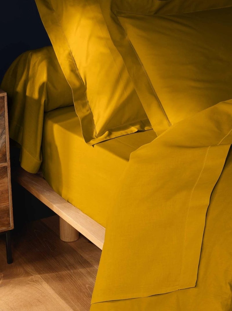 Capas para almofadas cilíndricas algodão noa promo linge Amarelo - Kiabi