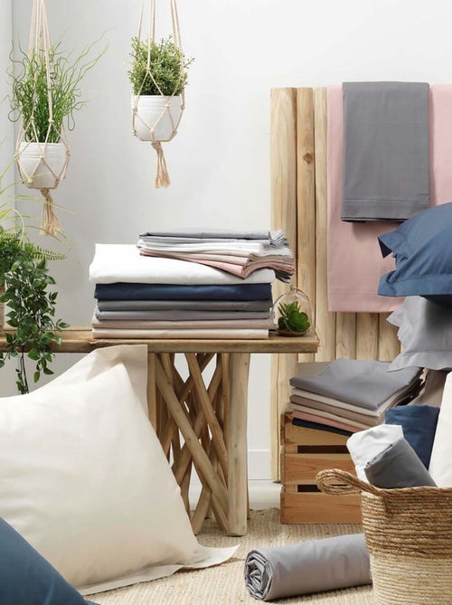 Capas para almofadas cilíndricas percal de algodão lia promo linge - Kiabi Capas para almofadas cilíndricas percal de algodão lia promo linge - Kiabi