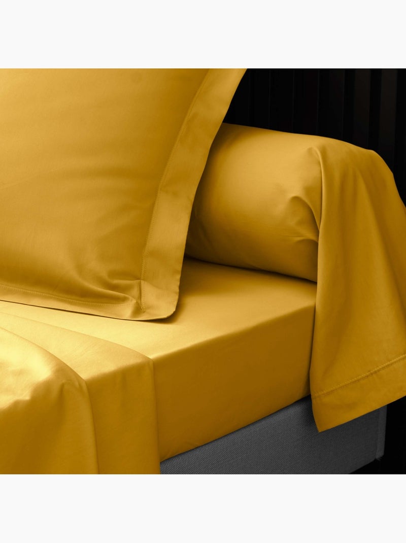 Capas para almofadas cilíndricas percal de algodão percale douceur d'intérieur Amarelo - Kiabi