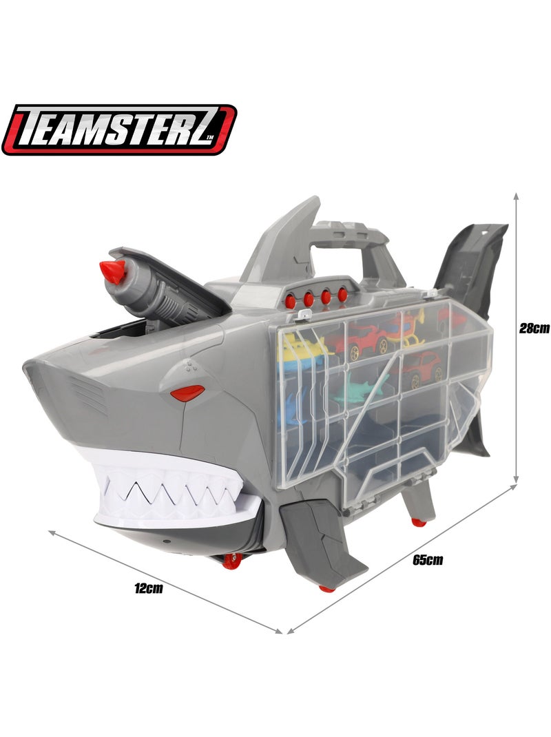 Car carrier case com rampa e lançador roboshark teamsterz N/D - Kiabi