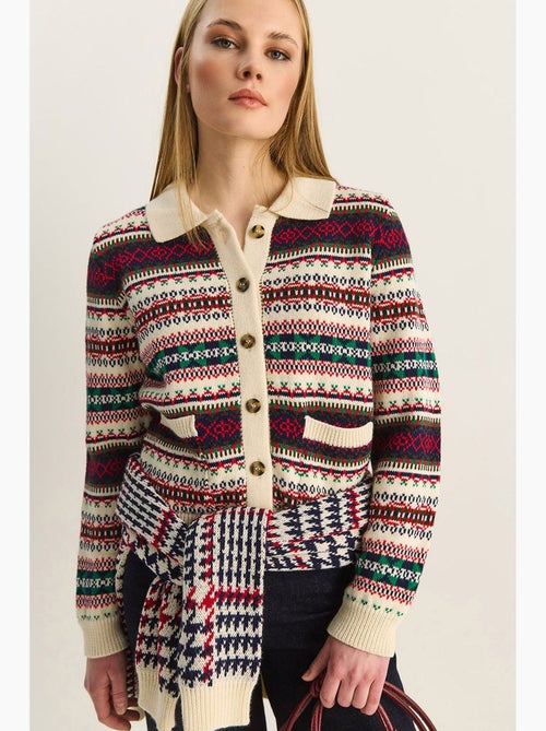 Cardigã de malha feminino lucci - Kiabi