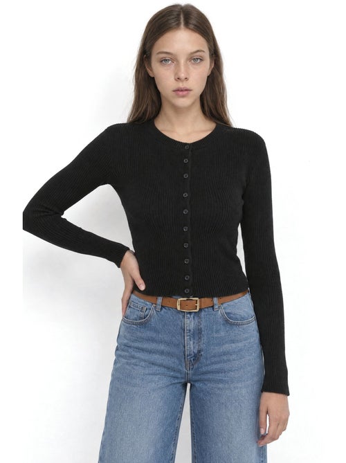 Cardigã feminino busem - Kiabi