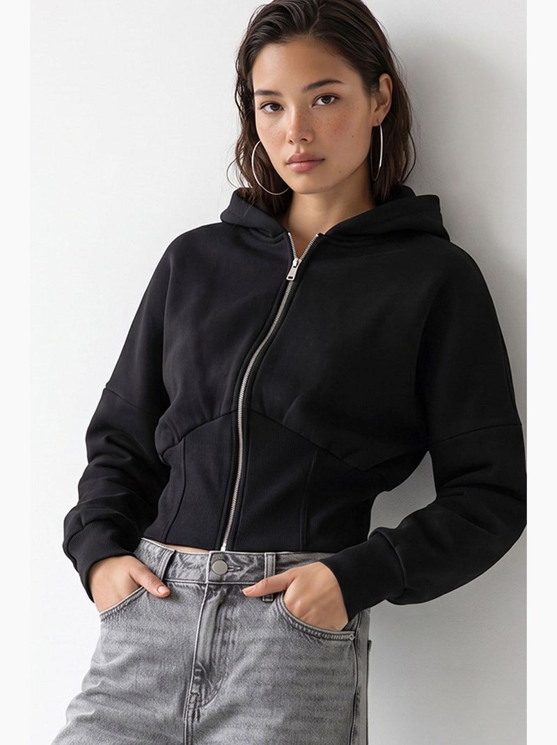 Cardigã feminino mixray Preto - Kiabi