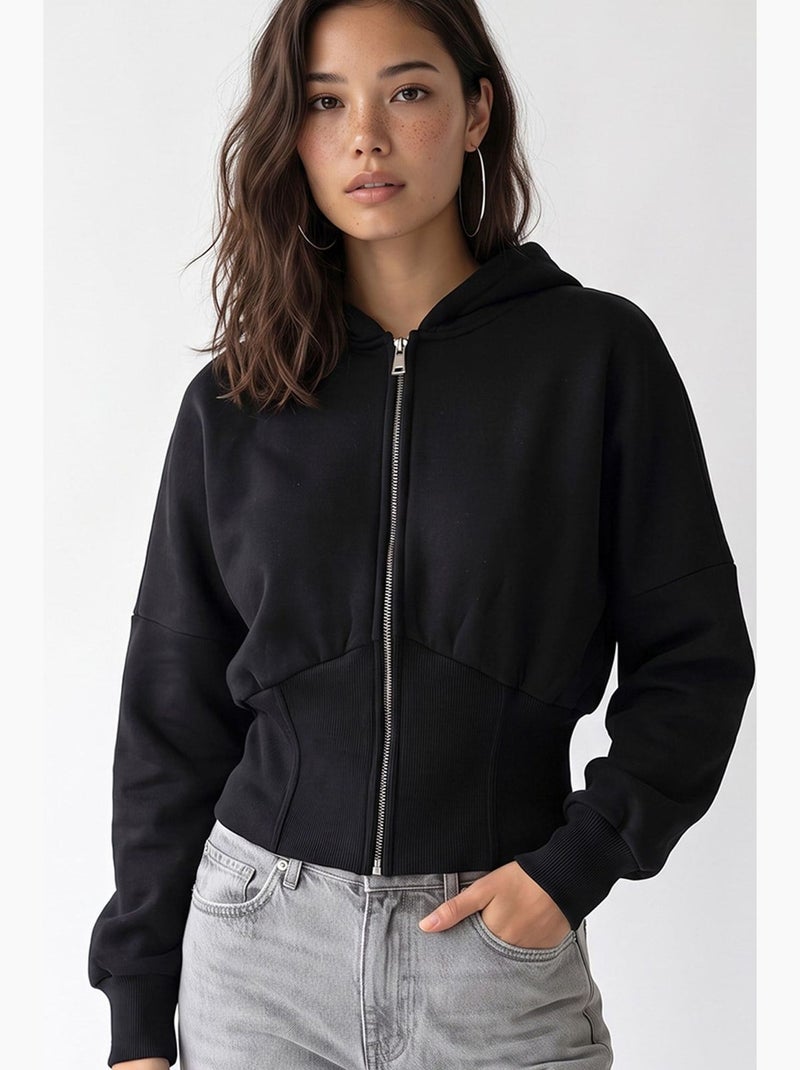 Cardigã feminino mixray Preto - Kiabi