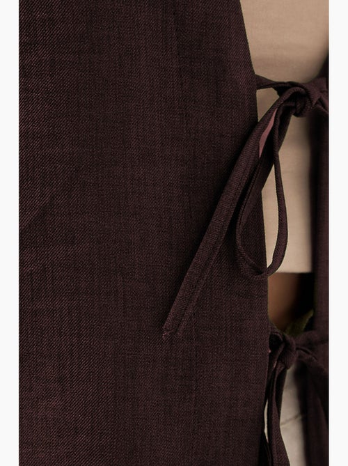 Cardigã kimono decote em v mistura viscose bdart - Kiabi