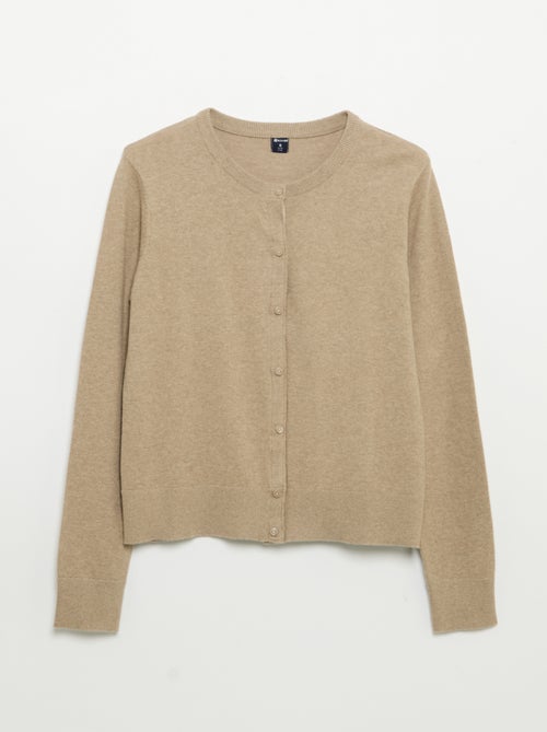 Cardigan básico - Fácil de vestir - Kiabi Cardigan básico - Fácil de vestir - Kiabi