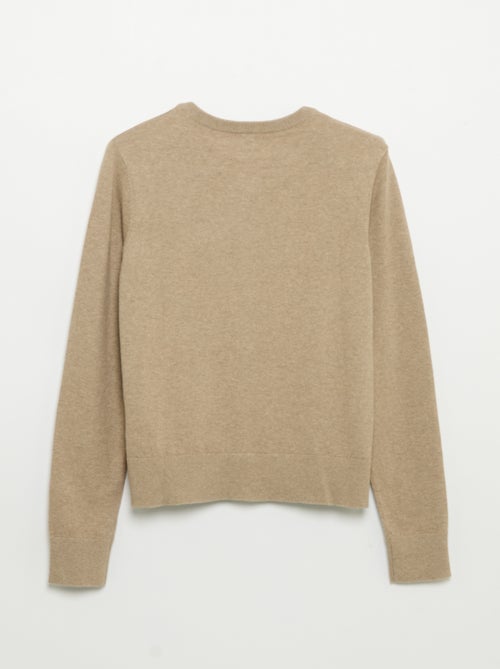 Cardigan básico - Fácil de vestir - Kiabi Cardigan básico - Fácil de vestir - Kiabi