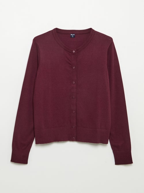 Cardigan básico - Fácil de vestir - Kiabi