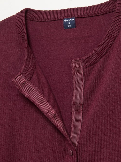 Cardigan básico - Fácil de vestir - Kiabi