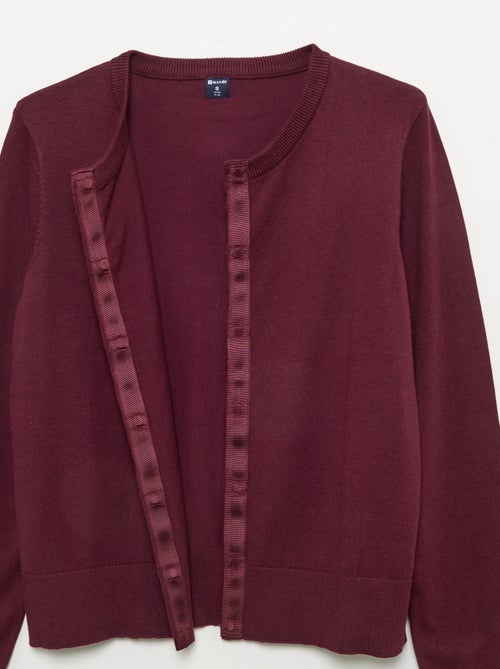 Cardigan básico - Fácil de vestir - Kiabi