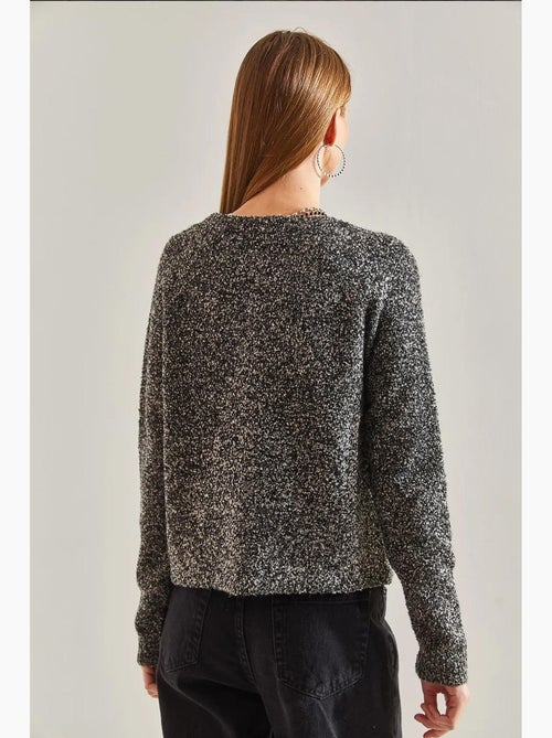 Cardigan bouclé com botões lucci - Kiabi Cardigan bouclé com botões lucci - Kiabi