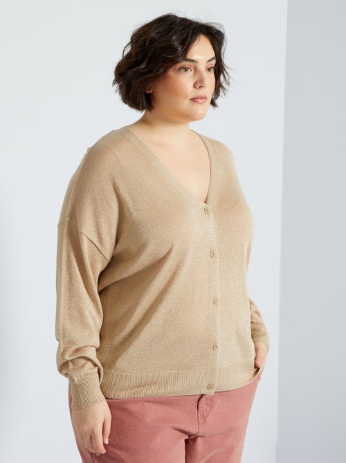 Cardigan brilhante - Kiabi
