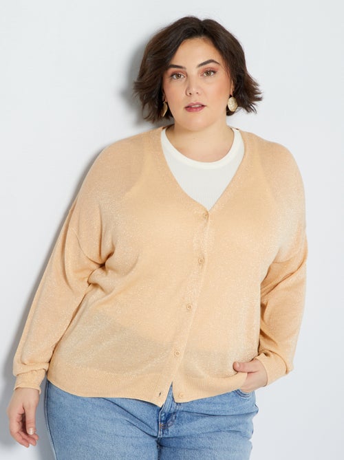 Cardigan brilhante - Kiabi