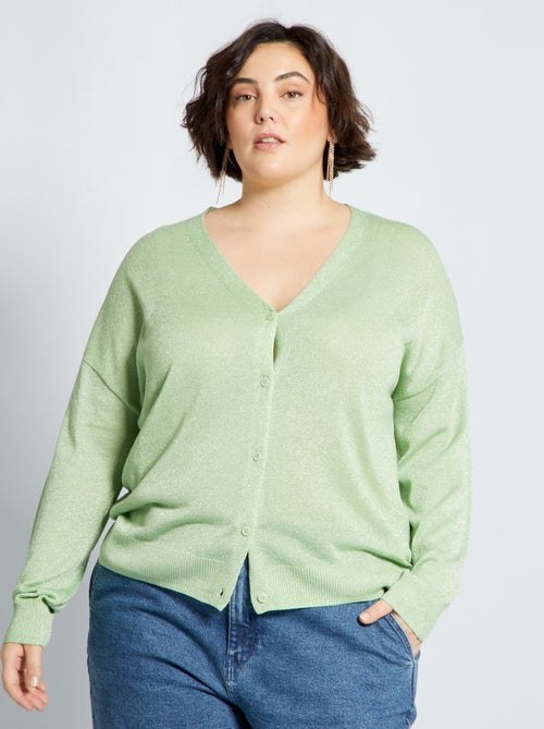 Cardigan brilhante - Kiabi