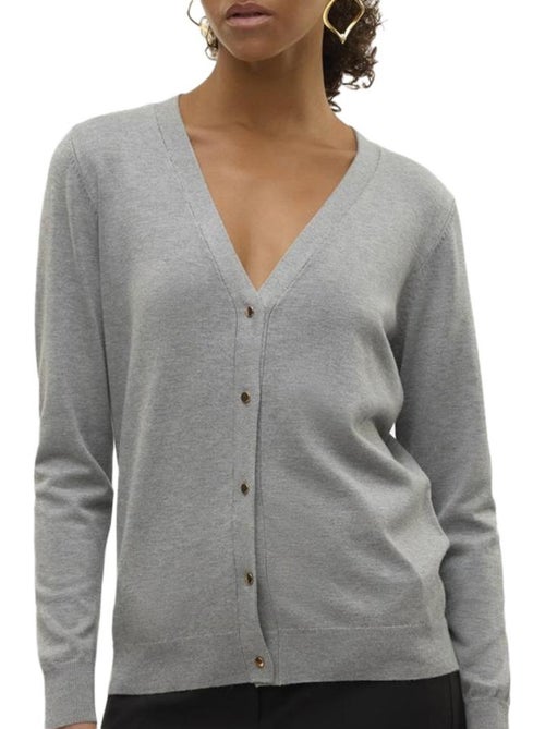 Cardigan Cinzento para Mulher Vero Moda - Kiabi Cardigan Cinzento para Mulher Vero Moda - Kiabi