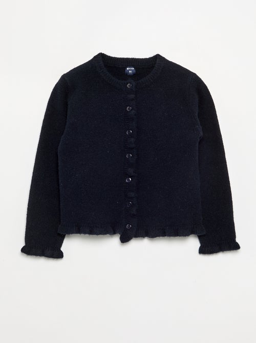 Cardigan com acabamentos franzidos - Kiabi
