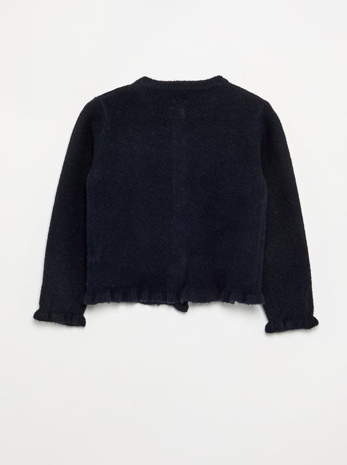 Cardigan com acabamentos franzidos - Kiabi