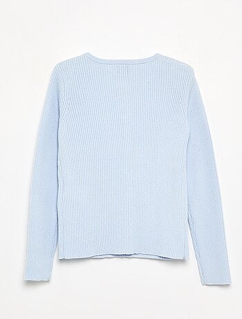 Cardigan com botões em forma de estrela