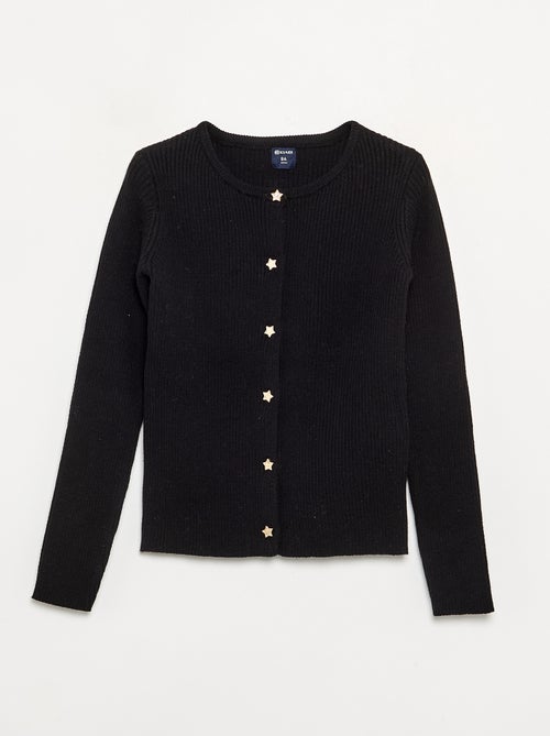 Cardigan com botões em forma de estrela - Kiabi Cardigan com botões em forma de estrela - Kiabi