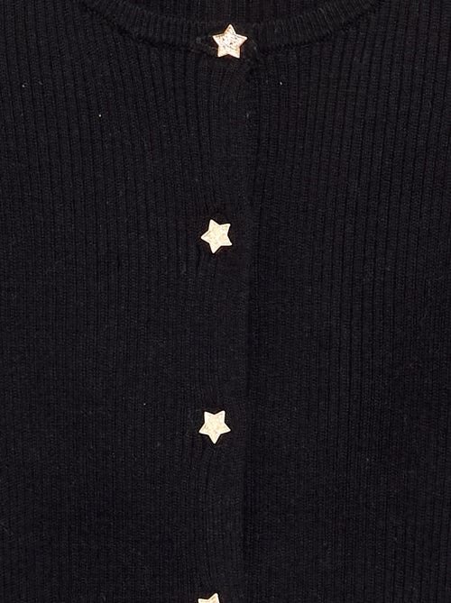 Cardigan com botões em forma de estrela - Kiabi Cardigan com botões em forma de estrela - Kiabi
