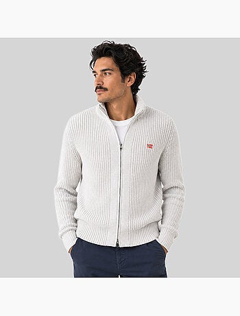 Cardigan com fecho flexible – geographical norway
