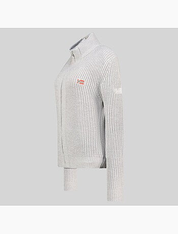Cardigan com fecho flexible – geographical norway