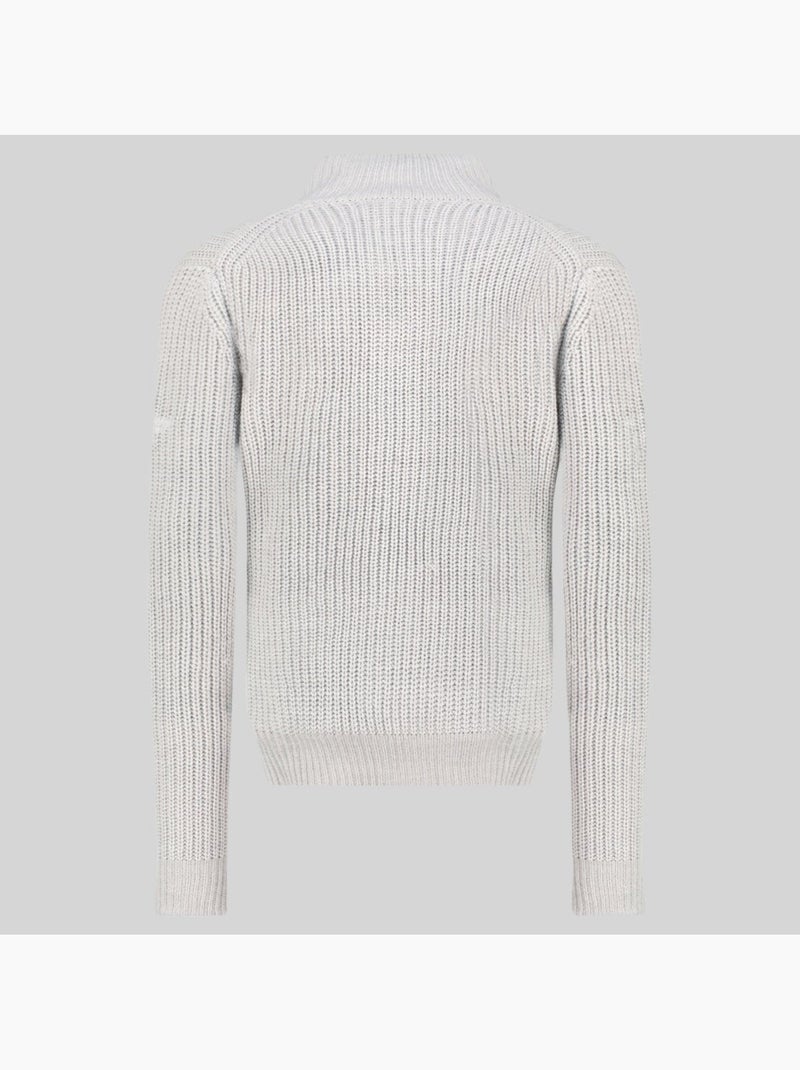 Cardigan com fecho flexible – geographical norway Cinza claro - Kiabi
