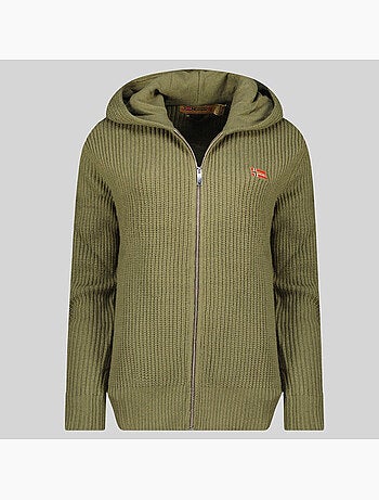 Cardigan com fecho flexibus – geographical norway