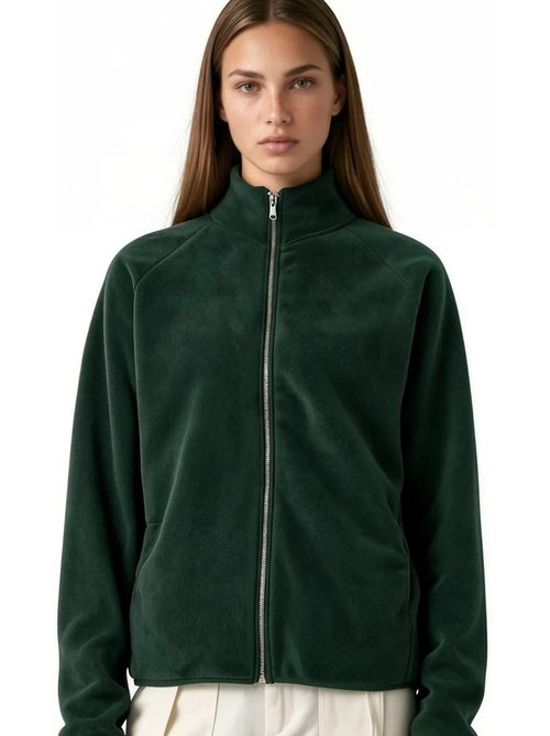 Cardigan com zíper feminino busem - Kiabi Cardigan com zíper feminino busem - Kiabi