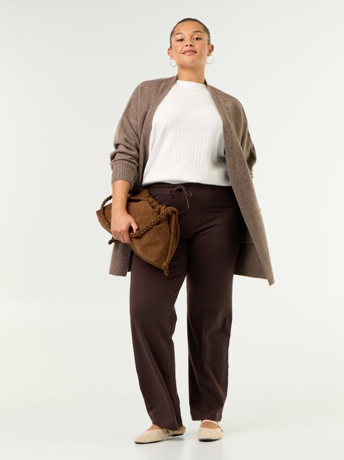 Cardigan comprido aberto - Kiabi