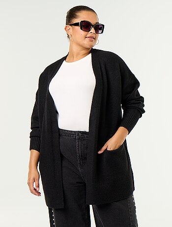 Cardigan comprido aberto