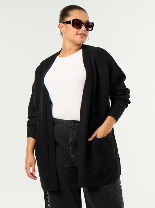 Cardigan comprido aberto - Kiabi